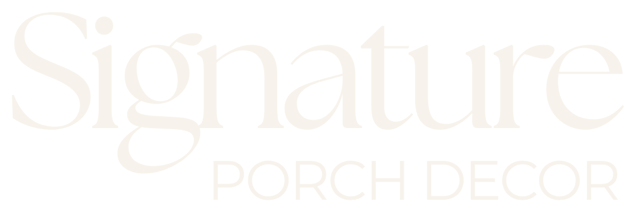 Signature Porch Decor